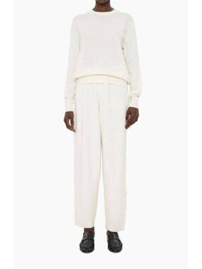 NEW ARCH4 CASHMERE hayden cashmere trouser in ivory